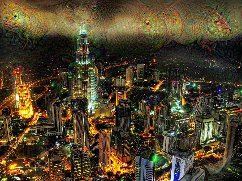 A Deep Dream about the city that never sleeps